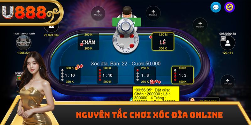 Nguyên tắc chơi xóc đĩa online